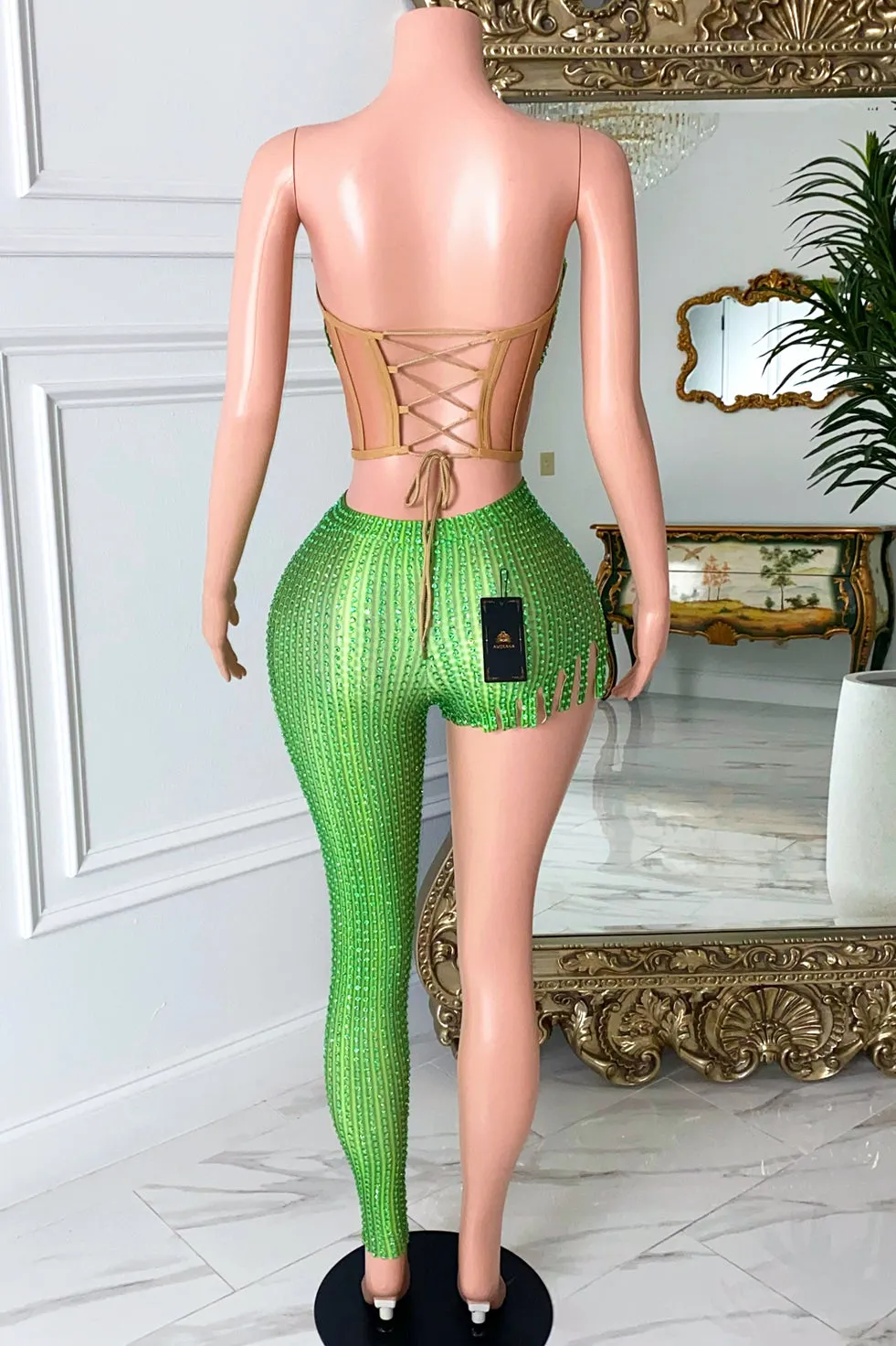 Allure One Leg Pant Set (Ready To Ship)