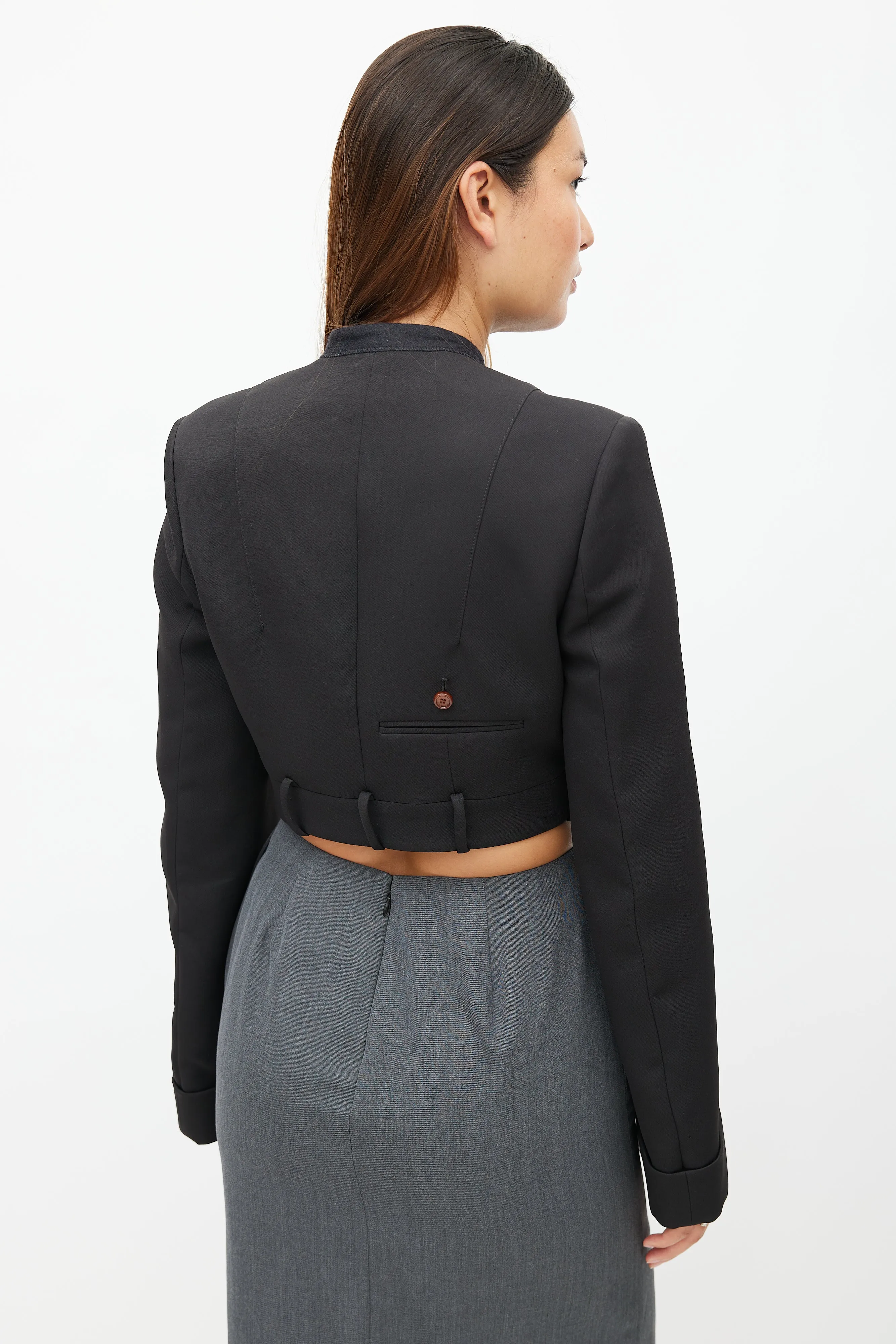 Black Cropped Bolero