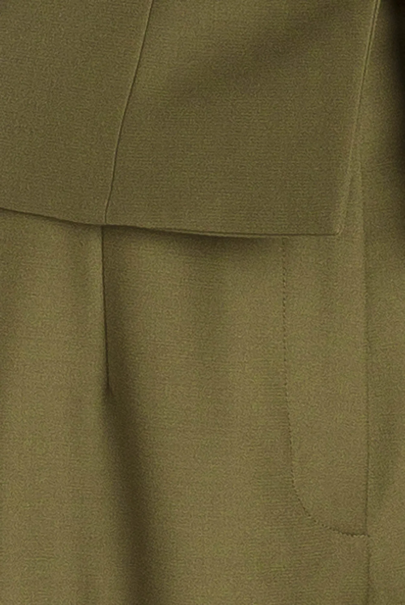 Christian Dior - 2PC Olive Green Pant Suit & Blazer - FR 40