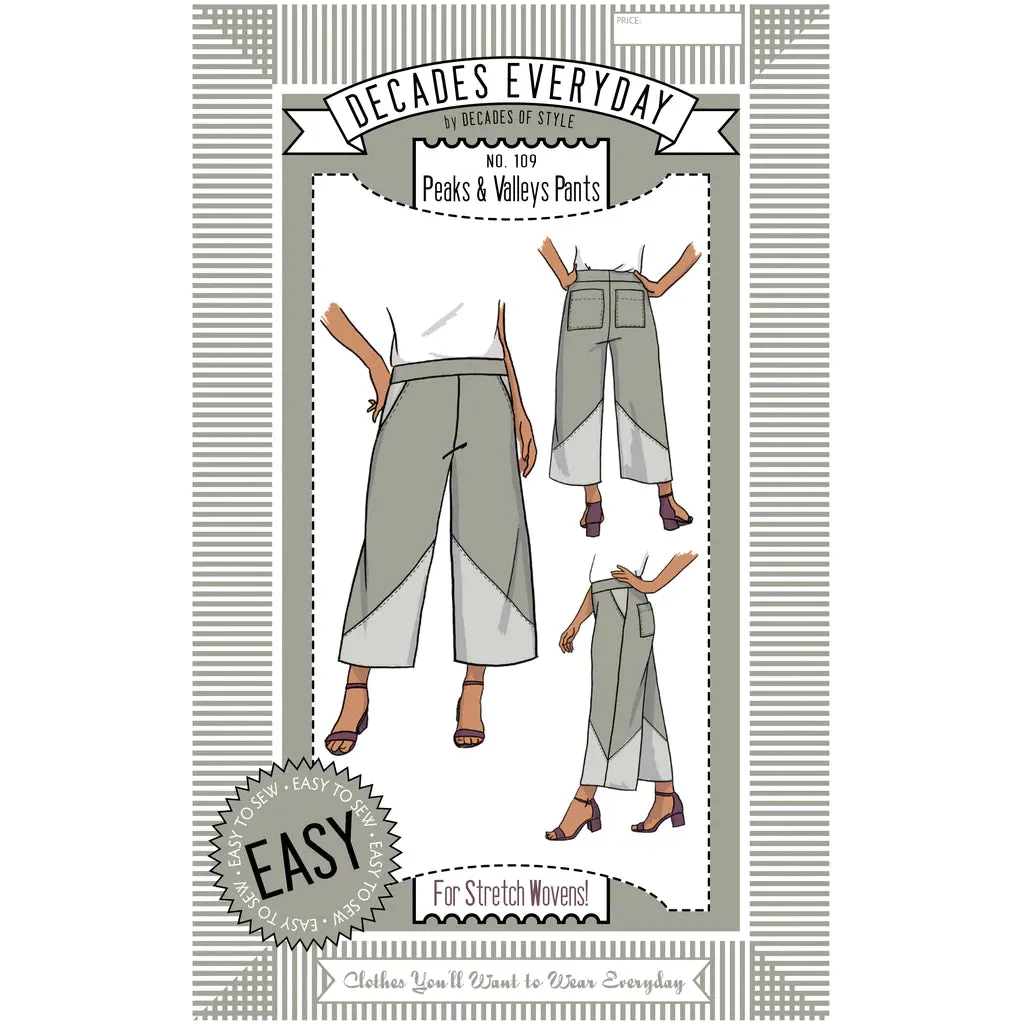 Decades of Style - Peaks and Valleys Pants