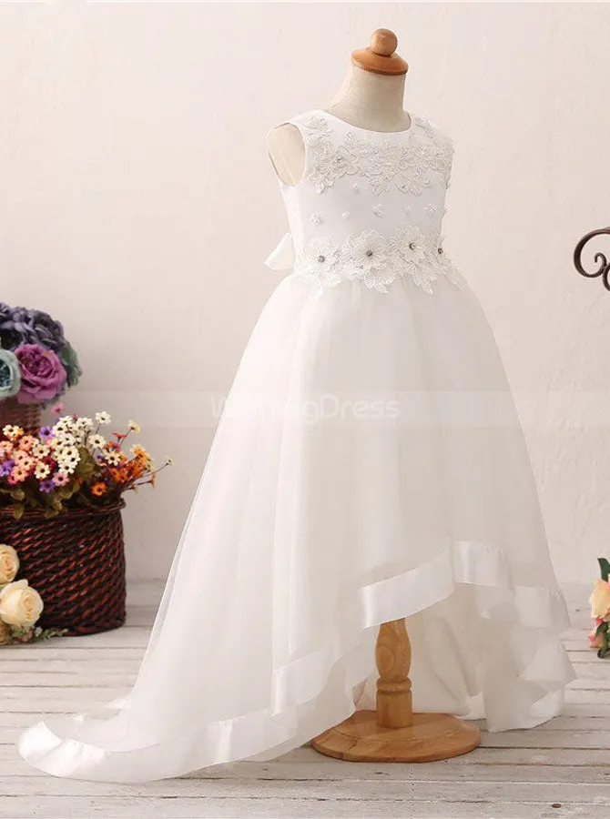 High Low Flower Girl Dresses,Girl Party Dress,Princess Flower Girl Dress,FD00048