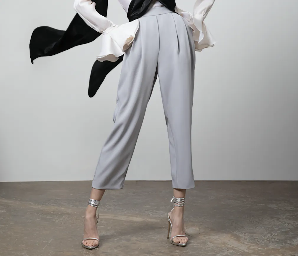 High Waisted Pleated Pants
