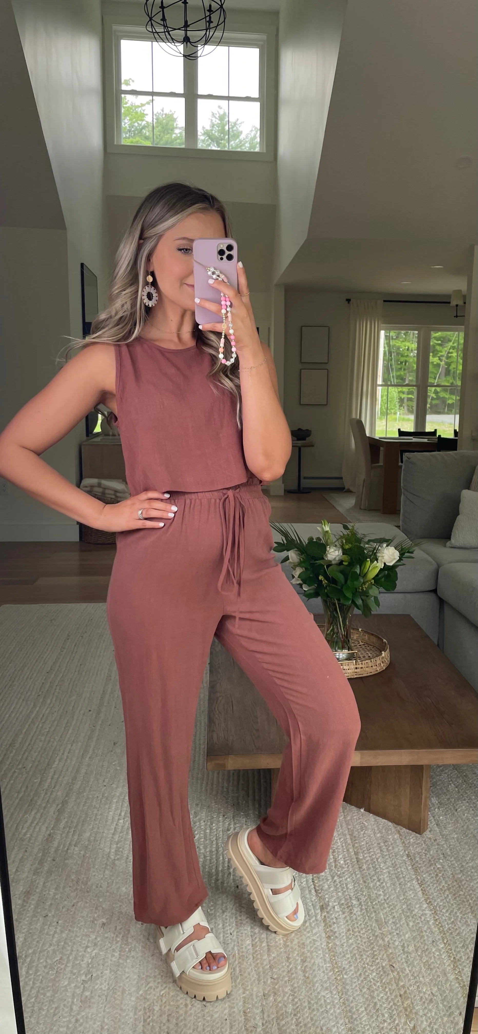 Lydia Two Piece Set // Brick