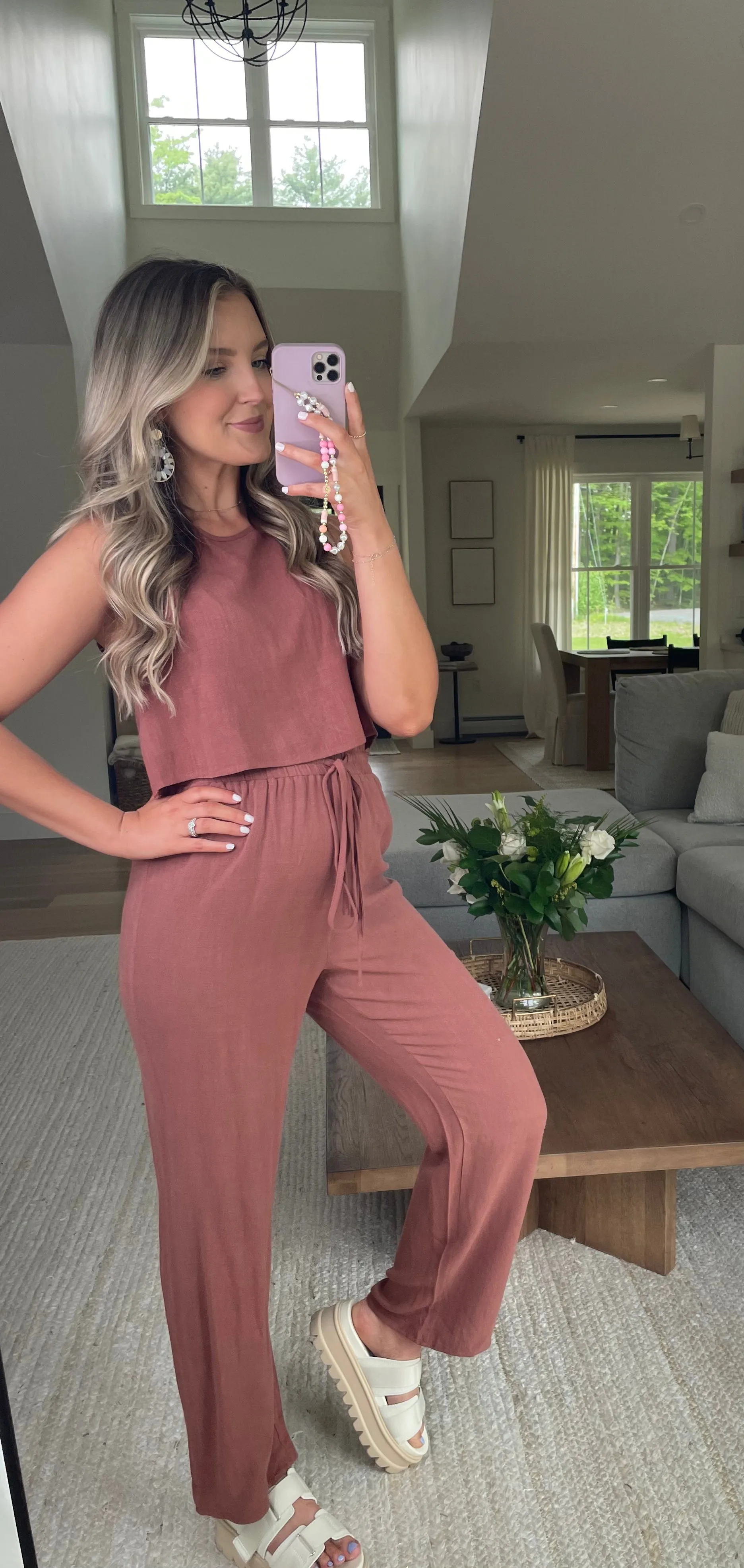 Lydia Two Piece Set // Brick