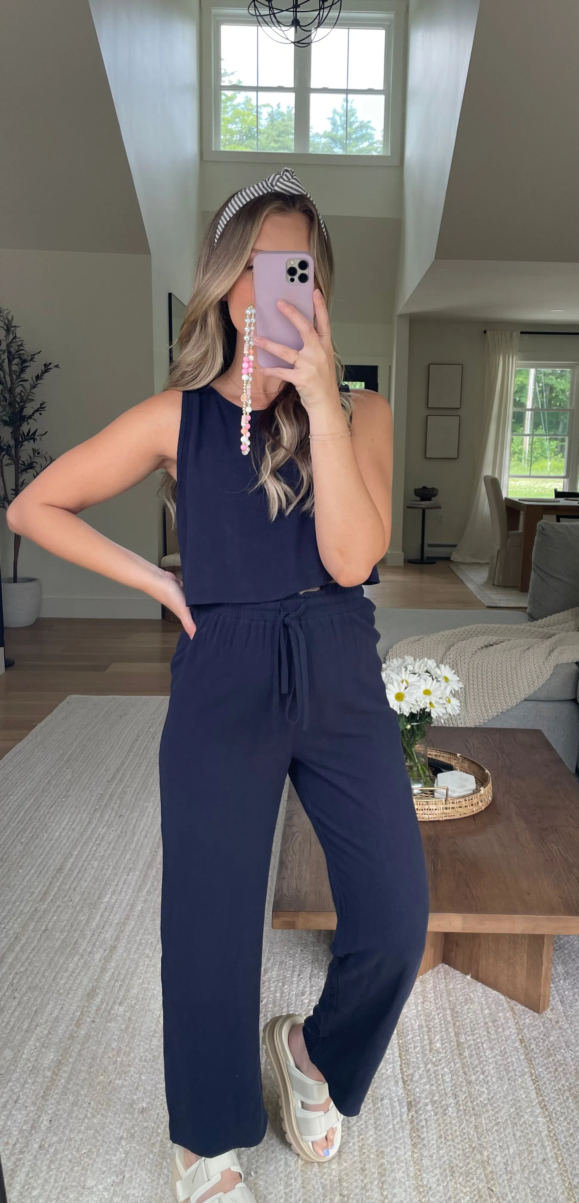 Lydia Two Piece Set // Navy