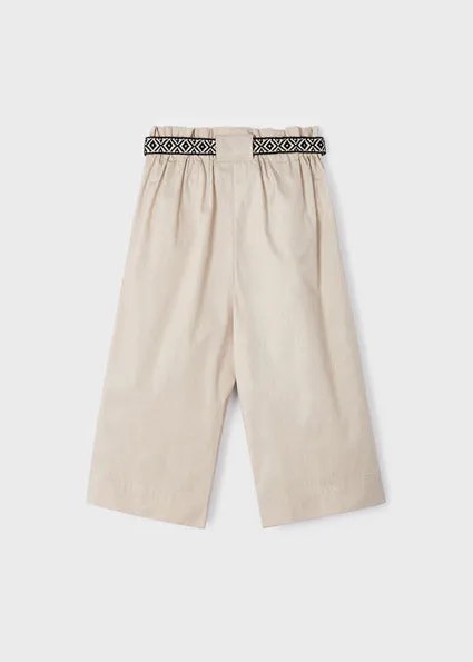 Mayoral Cropped pants w/ belt