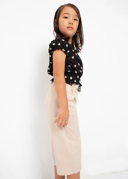 Mayoral Cropped pants w/ belt