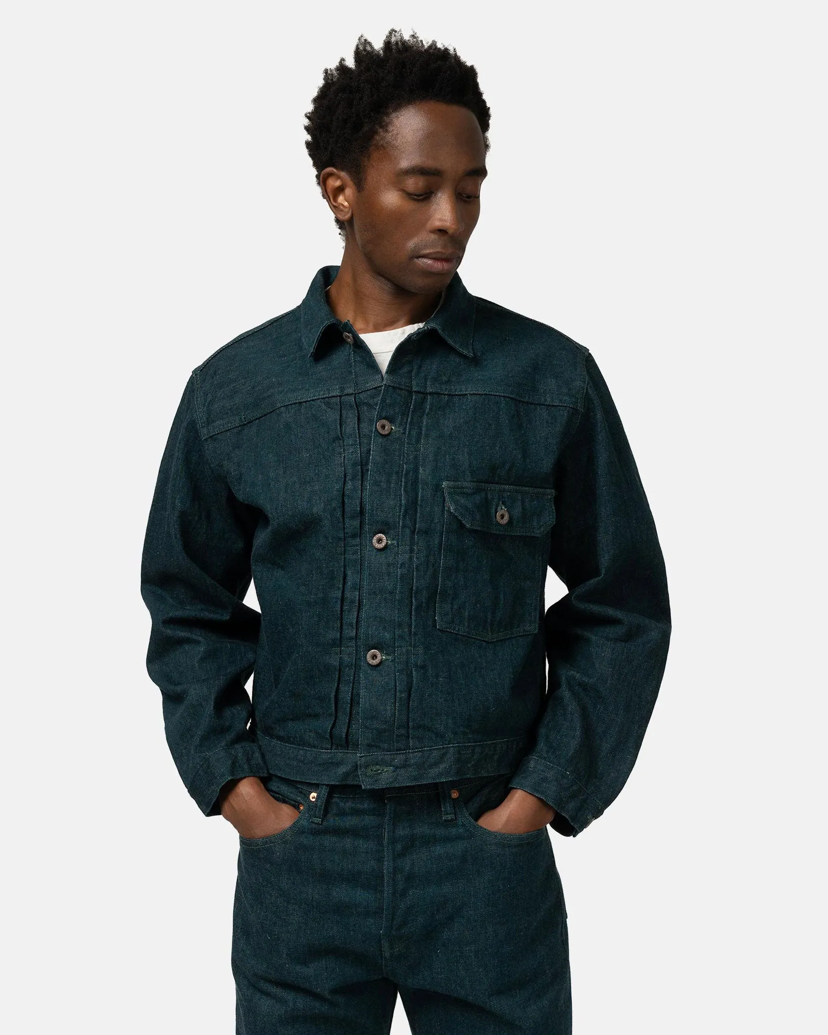 No.4 Plant Dyed Denim 1st JKT NO4