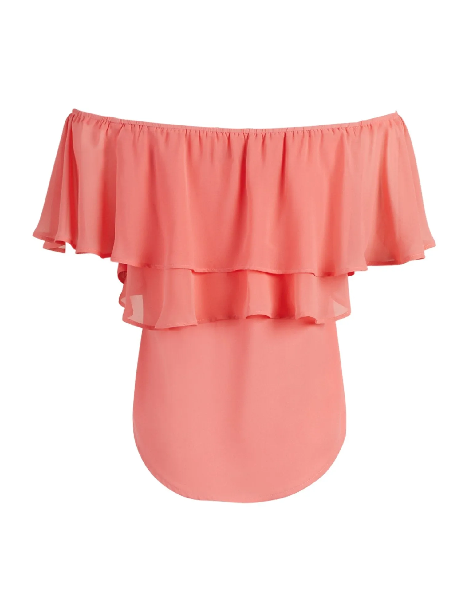 Off-The-Shoulder Ruffle Top