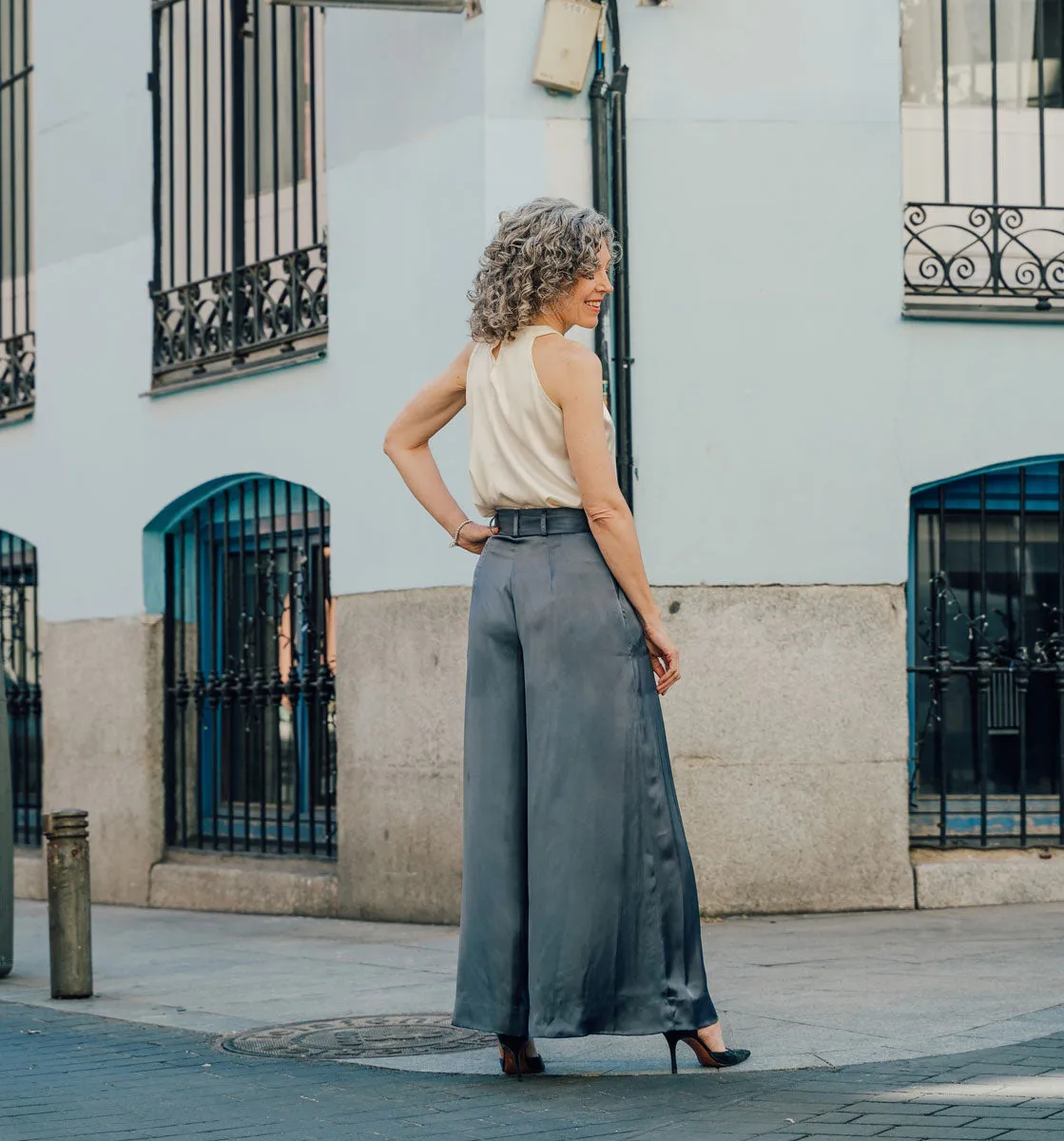PDF Pattern - Cannes Wide-Legged Trousers | Liesl   Co