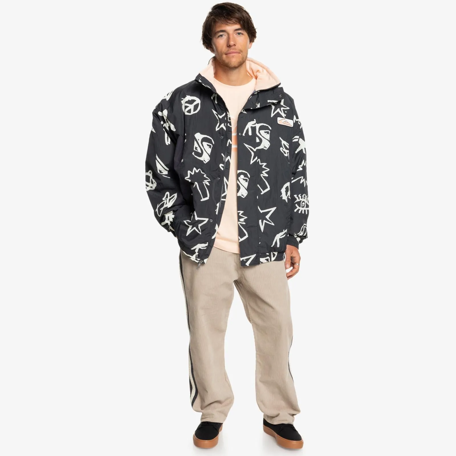 Quiksilver Mens Take Us Back Bomber Jacket