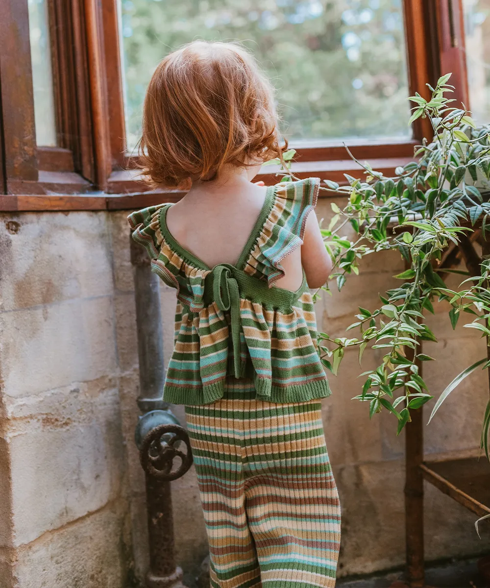 Solva Pants - Meadow Stripe