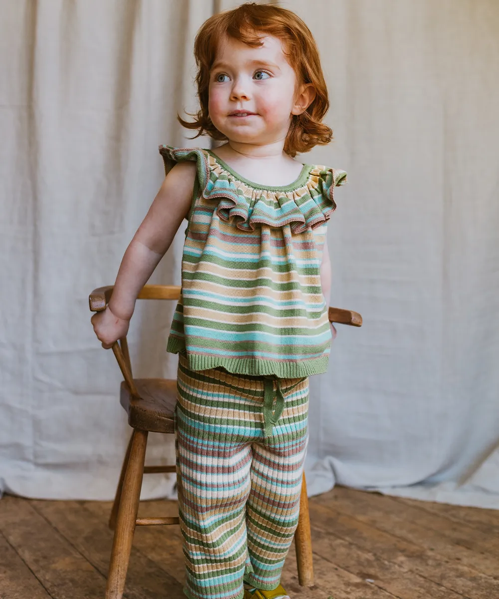Solva Pants - Meadow Stripe