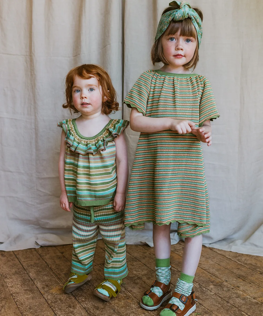 Solva Pants - Meadow Stripe