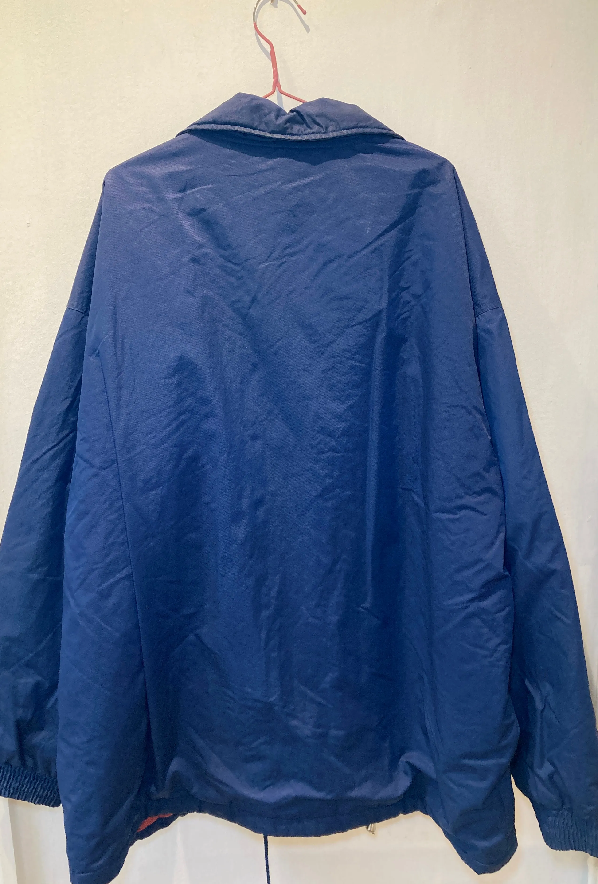 Vintage 90s Men's Converse Navy Blue Bomber Jacket - Size XL