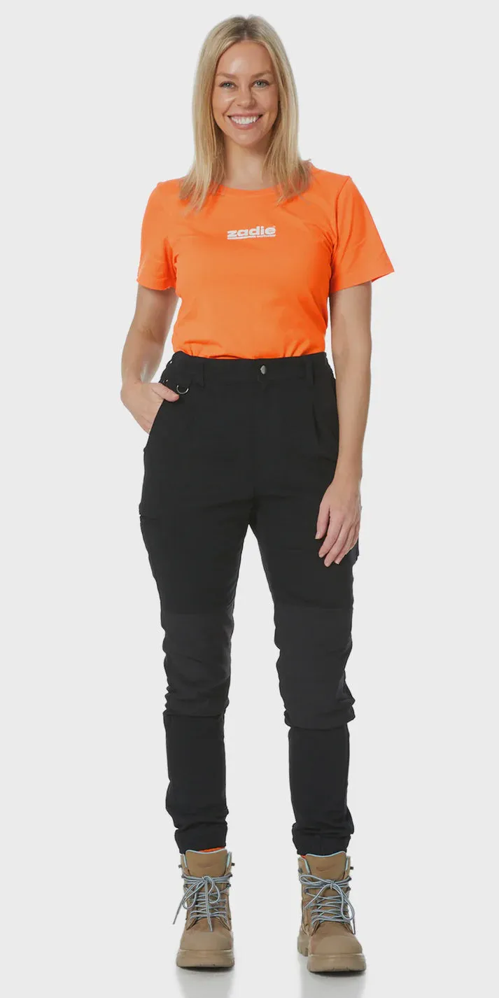 ZADIE WORKWEAR THE WORKZ PANT - BLACK